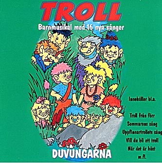 Skivomslag från musikalen "Troll"